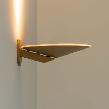 7024 MLN Pla W Wandleuchte gold metallic